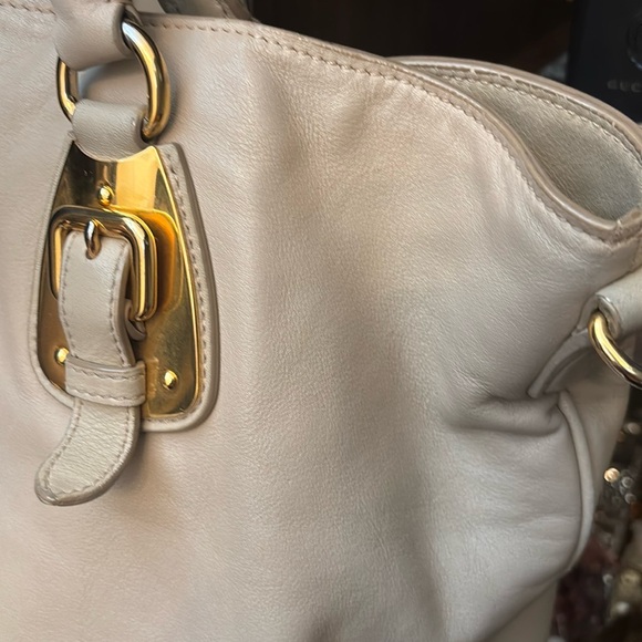 Prada Beige Leather Tote - Picture 3 of 15
